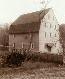 Graves' Mill and Cabin, Tommy Hawk, Campbell County, Virginia, 1935. Creator: Frances Benjamin Johnston.