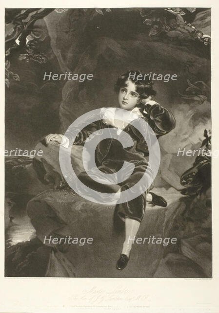Master Lambton, published March 26, 1827. Creator: Samuel Cousins.