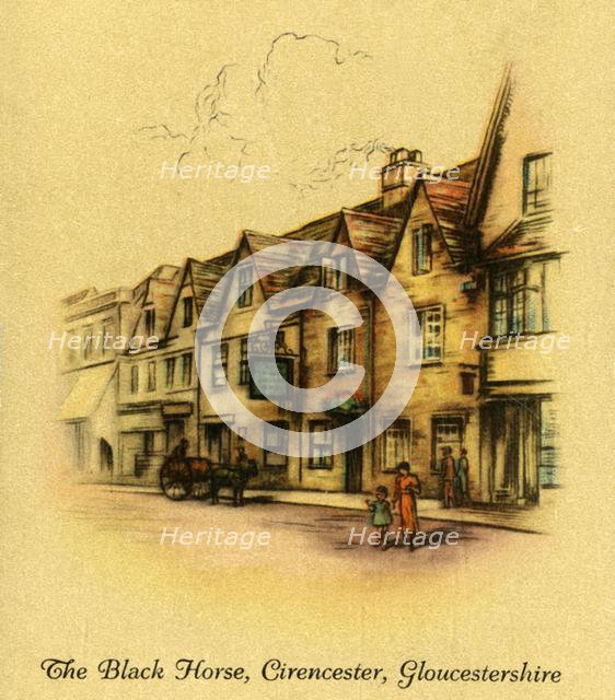 'The Black Horse, Cirencester, Gloucestershire', 1936.   Creator: Unknown.