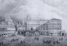 The old Tsar's palace in the Moscow Kremlin, 1825.