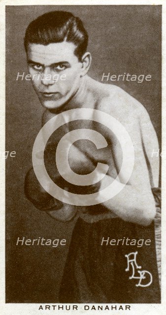 Arthur Danahar, British boxer, 1938. Artist: Unknown