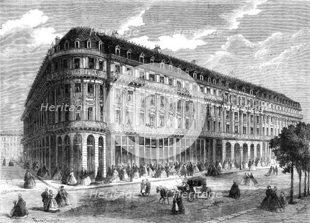 The Hotel de la Paix, Paris, 1862. Creator: Unknown.