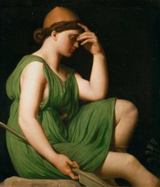 Odysseus. Study for the Triumph of Homer, c. 1850. Creator: Ingres, Jean Auguste Dominique (1780-1867).