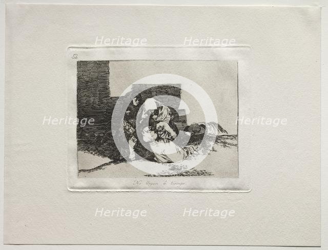 The Horrors of War: They Do Not Arrive In Time. Creator: Francisco de Goya (Spanish, 1746-1828).