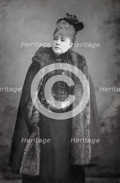 Mrs Bancroft (nee Marie Wilton) (1840-1921), English actress, c1890. Artist: Unknown