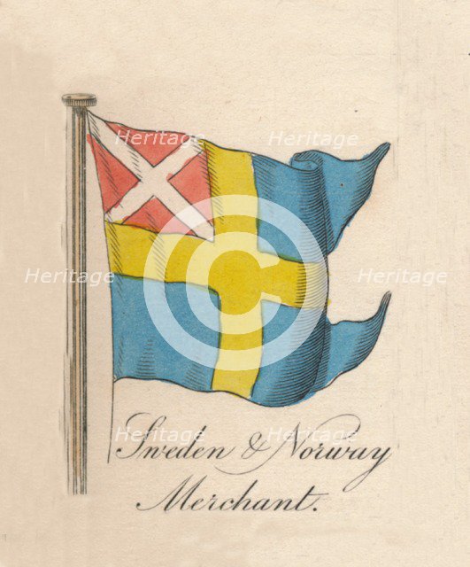 'Sweden & Norway Merchant', 1838. Artist: Unknown.
