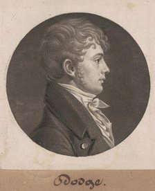 Dodge, 1804. Creator: Charles Balthazar Julien Févret de Saint-Mémin.