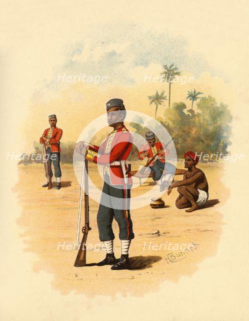 '11th Bengal Native Infantry', 1890. Creator: Godfrey Douglas Giles.