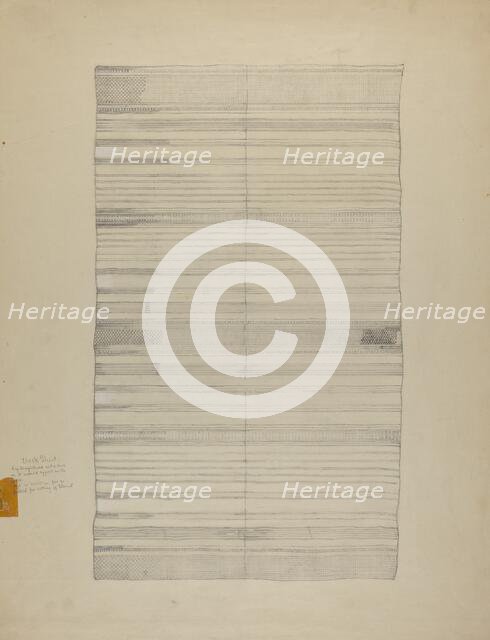 Textile, 1935/1942. Creator: Unknown.