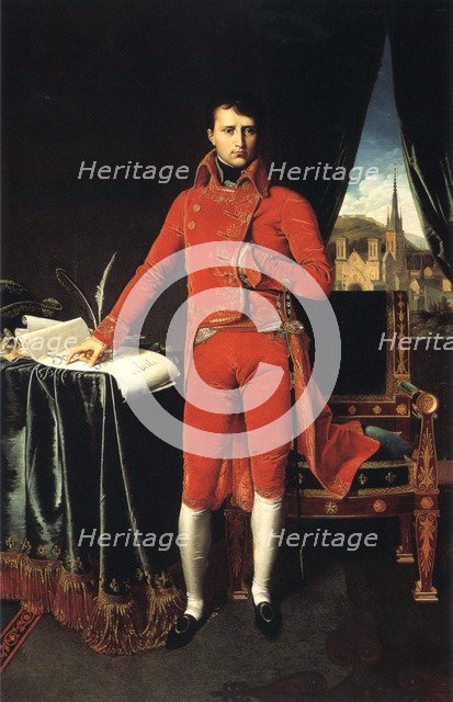 'Napoleon Bonaparte as First Consul of France', 1803-1804.  Artist: Jean-Auguste-Dominique Ingres