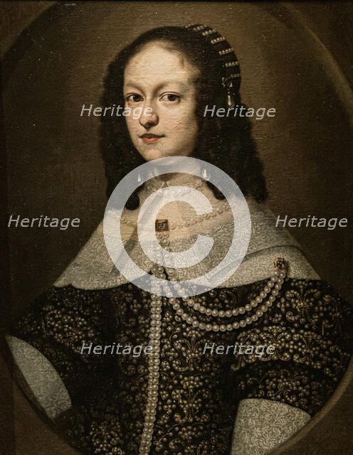 Portrait of Margherita de' Medici (1612-1679), Duchess of Parma and Piacenza, 1640. Creator: Sustermans, Justus (Giusto) (1597-1681).