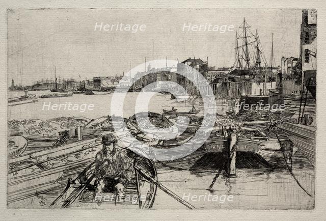 The Pool, 1859. Creator: James McNeill Whistler (American, 1834-1903).