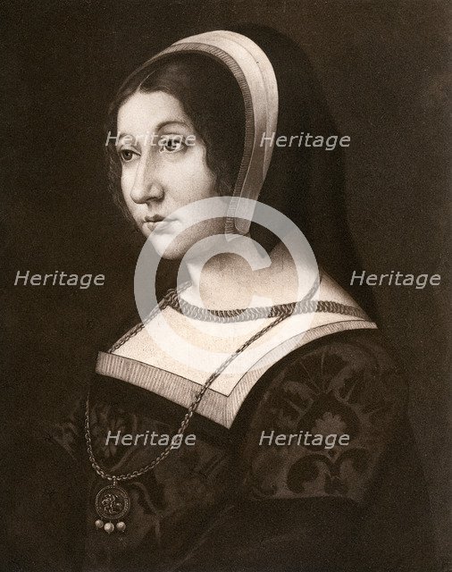 Unknown woman, formerly known as Margaret Tudor, c1520, (1902).Artist: Jean Perréal