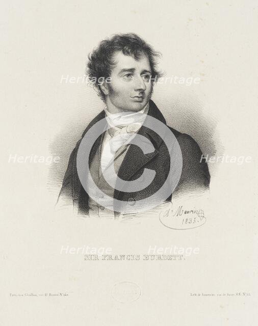 Sir Francis Burdett, 1835. Creator: Antoine Maurin.