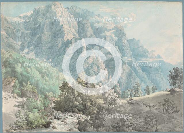 The Glärnisch Massif in Switzerland, c. 1790. Creator: Unknown.