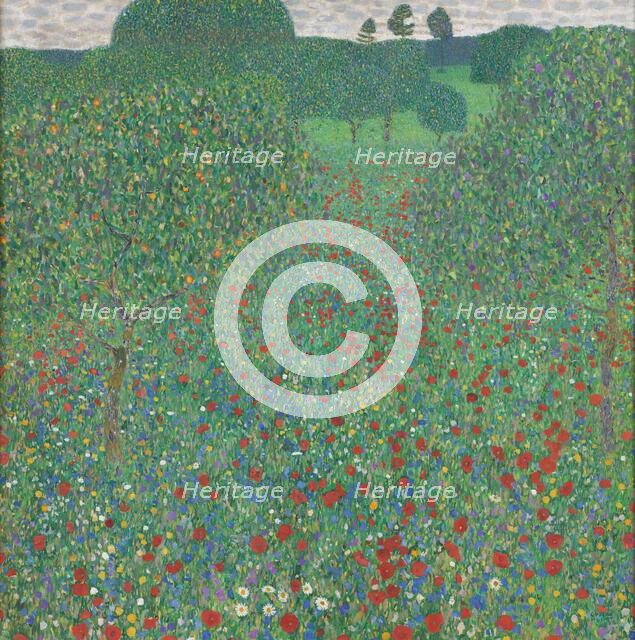 Poppy Field, 1907. Creator: Klimt, Gustav (1862-1918).