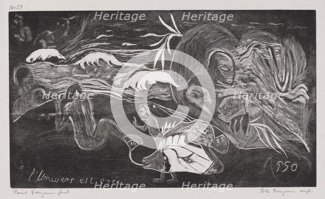 Noa Noa: LUnivers est créé (The Universe is Created), 1893-94. Creator: Paul Gauguin (French, 1848-1903).