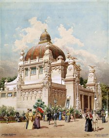 Vienna Jubilee Expo 1898. Pavilion of the City of Vienna, 1898. Creator: Moser, Richard (1874-1924).