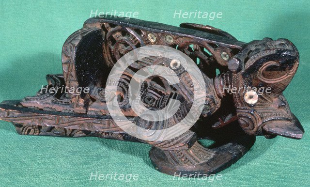 Maori canoe prow, New Zealand. Artist: Unknown