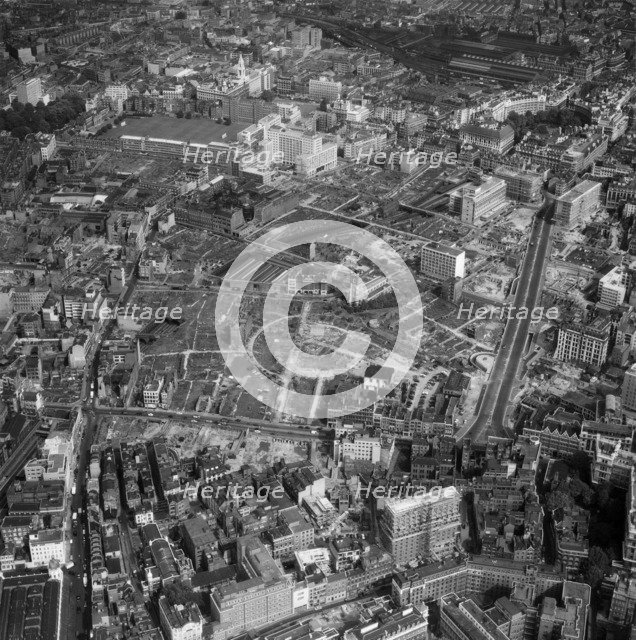 Church of St Giles without Cripplegate, London, 1959. Artist: Aerofilms.