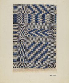 Coverlet, 1935/1942. Creator: Cornelius Christoffels.