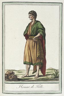 Costumes de Différents Pays, 'Homme de Taïti', c1797. Creators: Jacques Grasset de Saint-Sauveur, LF Labrousse.