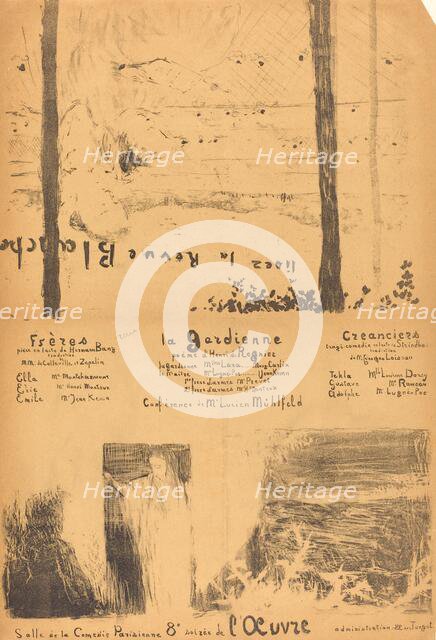 Frères; La Gardienne; Créanciers, 1894. Creator: Edouard Vuillard.