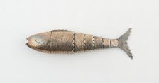 Fish-Shaped Vinaigrette, Birmingham, 1817/18. Creator: Joseph Willmore.