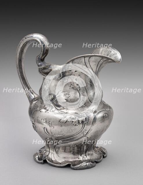 Water pitcher from the Martelé line, 1906. Creators: Gorham Manufacturing Company, George Ernest Germer, Harold Nock.