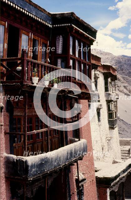 Balconies, Ladakh, India, 1988. Creator: Amanda Waite.