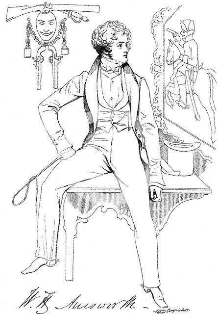 William Harrison Ainsworth (1805-1882), English historical novelist, c1835. Artist: Unknown