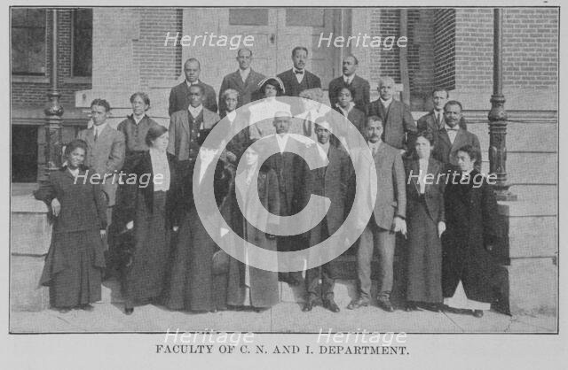 Faculty of C. N. and I. Department, 1915. Creator: Unknown.