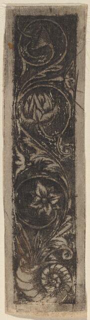 Oblong Ornament Panel, c. 1480/1510. Creator: Francia, Francesco, Circle of.