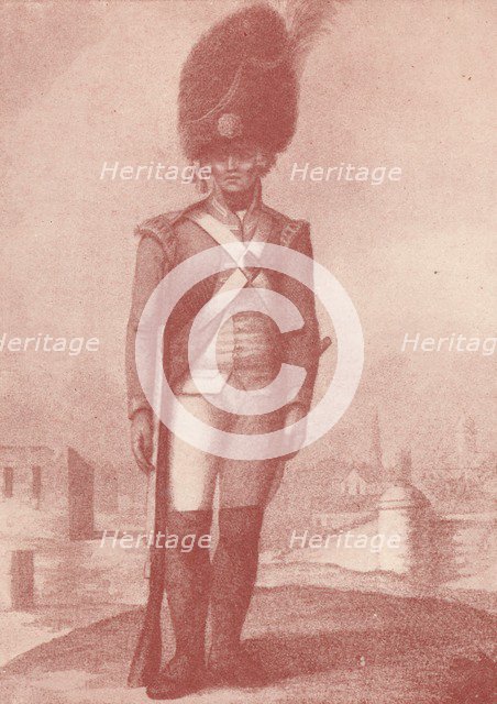 'A Grenadier (1791)', 1791 (1909). Artist: Francois David Soiron.