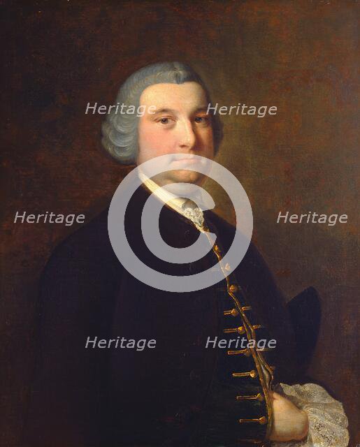 Portrait of a Gentleman, c. 1760. Creator: Joseph Wright of Derby.