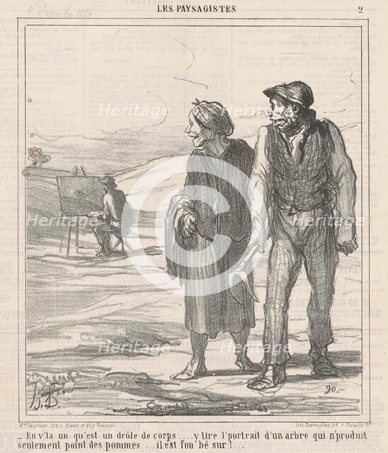 En v'la un qu'est un drole de corps ..., 19th century. Creator: Honore Daumier.