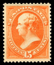 15c Daniel Webster single, 1879. Creator: American Bank Note Company.