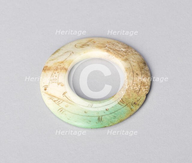 Ring with Dragon, Eastern Zhou dynasty, Warring States period (480-221 B.C.). Creator: Unknown.