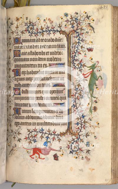 Hours of Charles the Noble, King of Navarre (1361-1425): fol. 211r, Text, c. 1405. Creator: Master of the Brussels Initials and Associates (French).