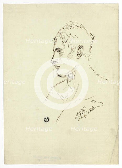 Bust of Young Man in Profile, n.d. Creator: Unknown.
