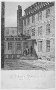 View of no 8 Bolt Court, where Dr Samuel Johnson lived, City of London, 1835. Artist: John Thomas Smith