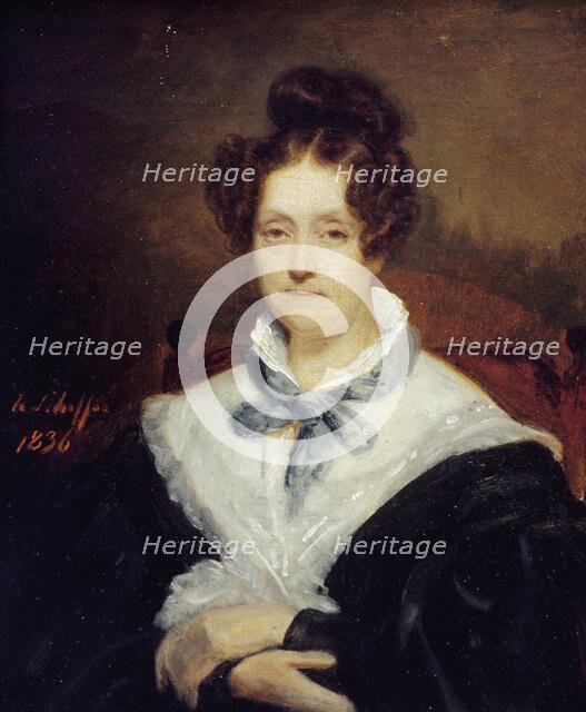 Portrait of Cornelia Scheffer-Lamme, 1836. Creator: Henry Scheffer.