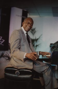 Hank Jones, Jazz Inn Party, Nordwijk, Netherlands, 1989. Creator: Brian Foskett.