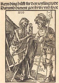Death and the Lansquenet, 1510. Creator: Albrecht Durer.