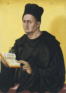 Portrait of a Benedictine Abbot, 1484. Creator: Jan Polack.