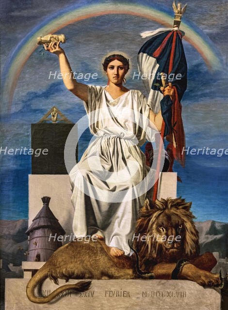 The Republic, 1848. Creator: Cambon, Armand (1819-1885).