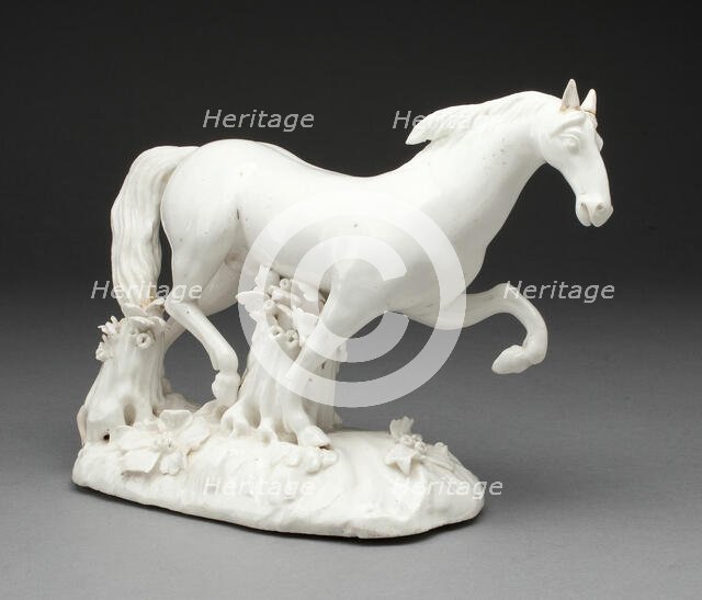 Horse, Sèvres, c. 1750. Creator: Vincennes Porcelain Manufactory.