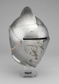 Close Helmet for the Joust and Tourney, Augsburg, c. 1590. Creator: Unknown.