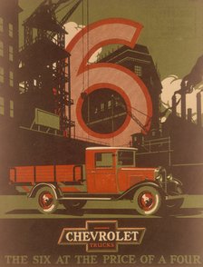 Poster advertising Chevrolet trucks, (c1930s?). Artist: Unknown
