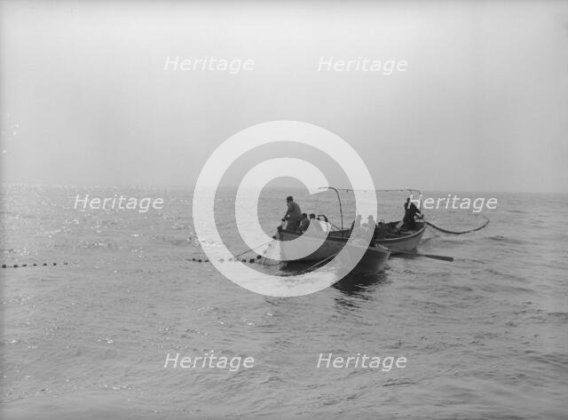 On board the fishing boat Alden, out of Gloucester, Massachusetts, 1943. Creator: Gordon Parks.